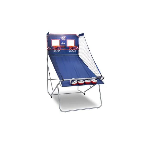 Pop-A-Shot - Dual Shot Sport | Arcade Basketball Fun at Home | Paddle Scoring | 10 Game Modes | 4 Balls | Foldable Storage | for All Players
