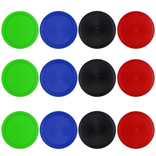 Kasteco 12 Pack 2.5 Inch Air Hockey Pucks for Small Size Table