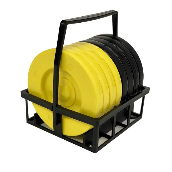 Allen Shuffleboard Premium Shuffleboard Set with Tournament Discs, Fiberglass Cues, Disc Carrier, & Shuffleboard Rules