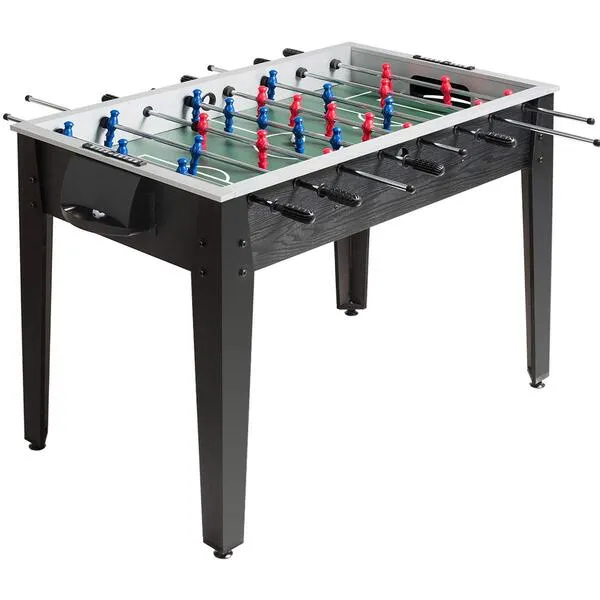 Giantex 48'' Foosball Table, Wooden Soccer Table Game w/Footballs, Suit for 4 Players, Competition Size Table Football for Kids, Adults, Football Table for Game Room, Arcades