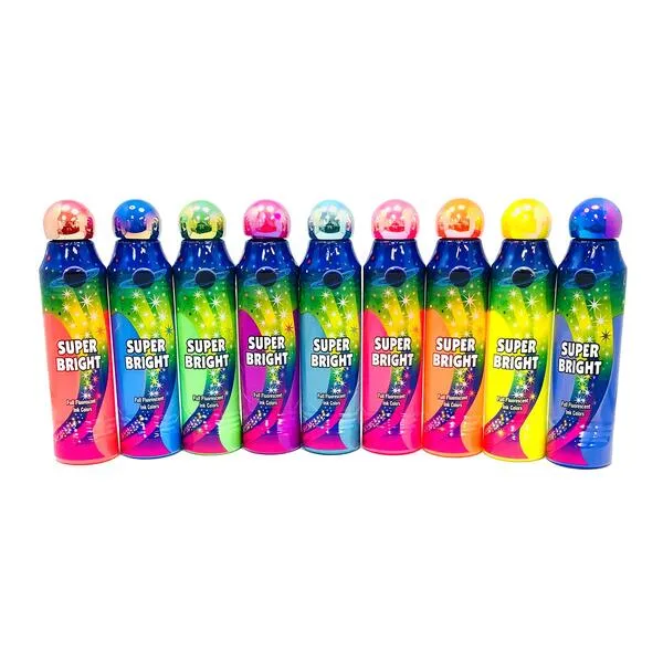 Super Bright Fluorescent 3oz Bingo Daubers- Set of 9- One Of Each Color
