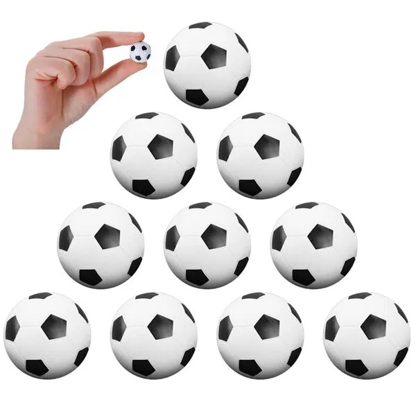CIGOCIVI 10-Pack Foosballs Table Games Replacement Balls Mini Tabletop Soccer Balls Party Favors Decorations Christmas Toys Gifts for Kids