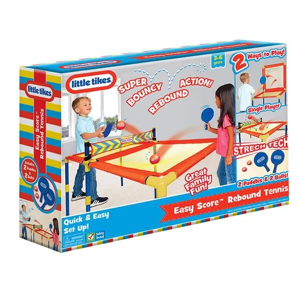 Little Tikes Rebound Tennis, Yellow, Orange, Blue