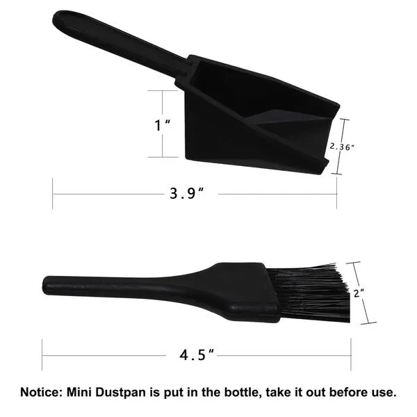 YDDS Shuffleboard Pucks w/ 2 Cans Shuffleboard Wax, Mini Dustpan and Brush for Shuffleboard Table, Complete Shuffleboard Accessories Bundle