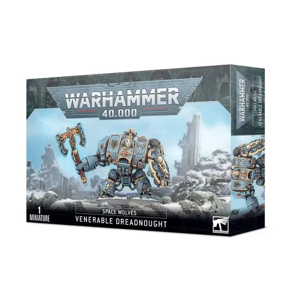 Warhammer Space Wolves Venerable Dreadnought, Bjorn The Fell-Handed, Murderfang Marines 53-12