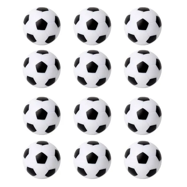 GSE Games & Sports Expert Table Soccer Foosball Replacement Balls, Official Table Soccer Balls, Tabletop Football Balls for Foosball Table Accessories(Several Colors&Styles Available)