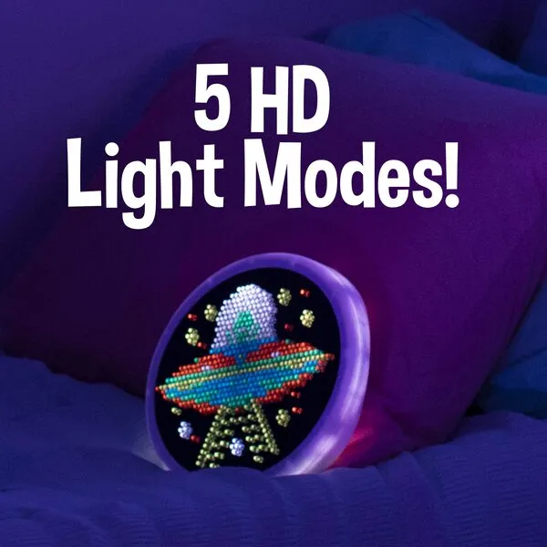 Lite Brite Oval High Definition - Light Up Toy – 650 Mini Pegs, 8 HD Design Templates, Great Gift for Girls and Boys Ages 6+