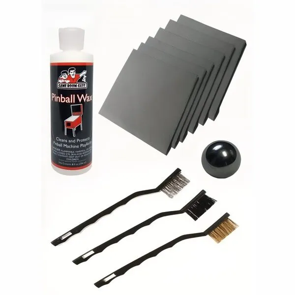 Game Room Guys Deluxe Pinball Machine Playfield Wax & Cleaning Kit