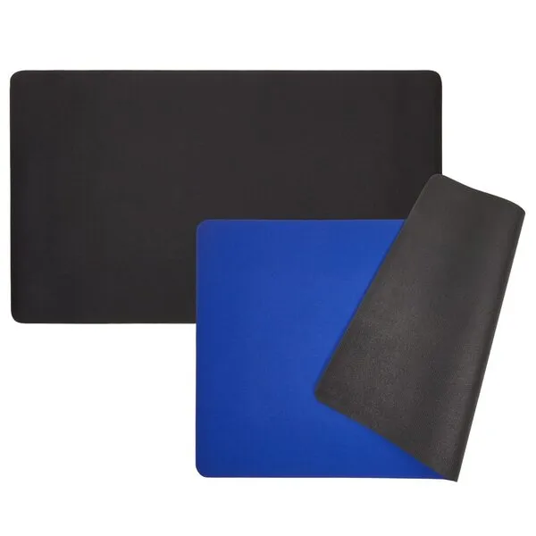 2 Pack Card Game Mat for Board Game Playmat, Color Black/Blue (24x14 in)