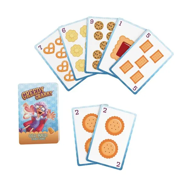 Goliath Pop The Pig (Bigger & Better) w/Greedy Granny Old Maid Card Game, Multi Color