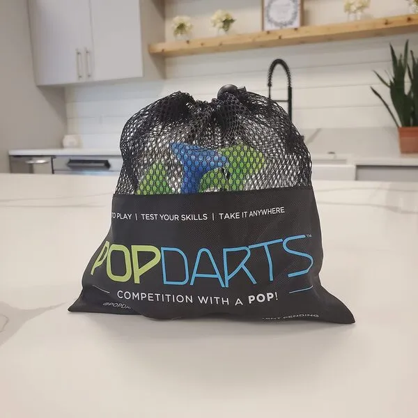 Popdarts Pro Pack (Blue and Green) - Indoor, Outdoor Suction Cup Throwing Game - Competition with a POP