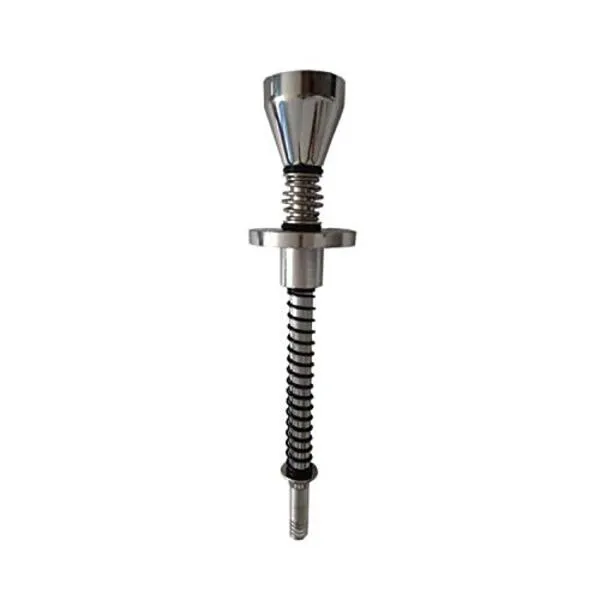 arcadegamegz Small Ball Shooter with Silver Chrome Handle for Arcade Pinball Machine Parts,Arcade Parts,Game Machine Accessory