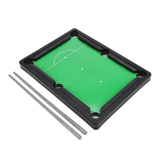 Geriop Small Size Mini Pool Table, Mini Snooker Game Set Compact Size Billiard Table, Portable High Simulation Kids for Family Playing Adults for Praty