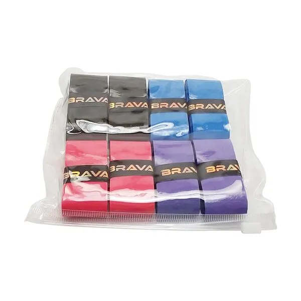 Bravatto Foosball Wraps 8-Pack: 2 Blue, 2 Black, 2 Red, 2 Purple. Pro Foosball Table Tournament Handle Wraps
