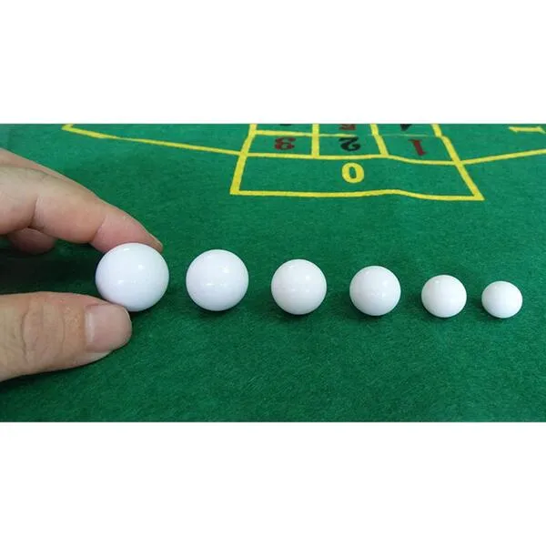 QUQUTWO 5pcs Russian Roulette Ball Casino Roulette Game Replacement Ball Acrylic Ball White