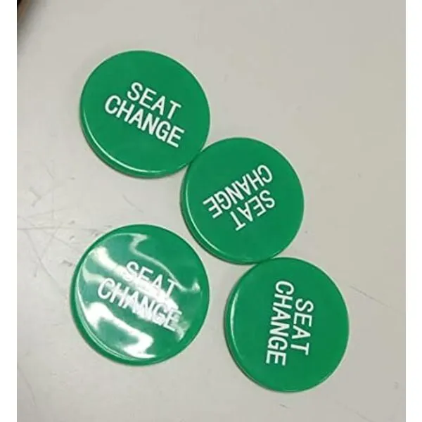 The Poker Store Seat Change Buttons 4 Pack