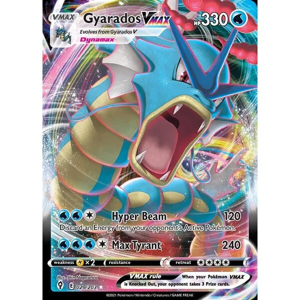 Gyarados VMAX - 029/203 - Ultra Rare - Evolving Skies - NM/M
