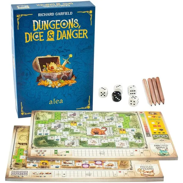 Ravensburger Dungeons, Dice & Danger - Engaging Strategy Game for Teens & Adults | Solo or Group Play | Adventure-Filled Gameplay for Puzzle and Game Enthusiasts