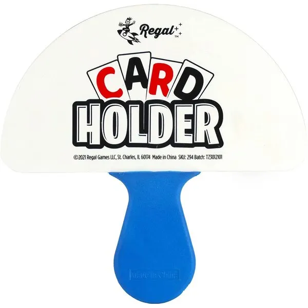 Regal Games - Playing Card Holder for Kids - 2 Pack - Durable Plastic - for Family Game Nights, Parties