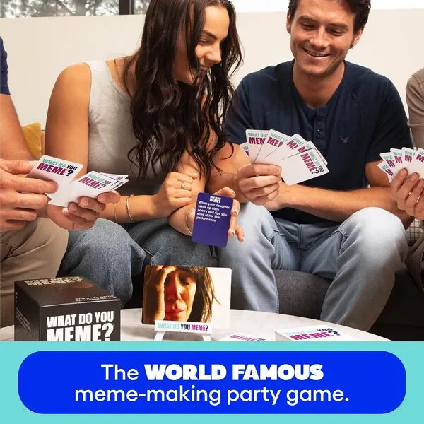 WHAT DO YOU MEME? Bigger Better Edition — Party Games for Adults, Pool Games for Adults, Fun Games by Relatable