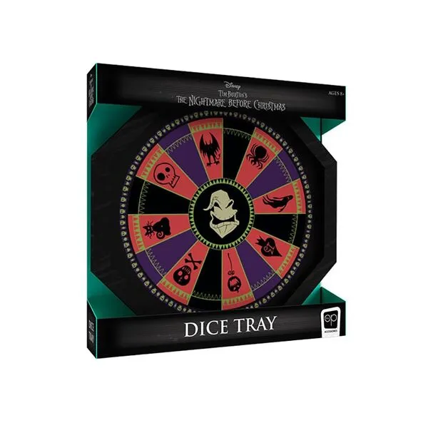 Nightmare Before Christmas Dice Tray | Oogie Boogie Roulette Wheel Collectible Dice Tray | Dice Rolling Tray for Dice Games - RPG, D&D, Table Games | Officially Licensed Disney Gift