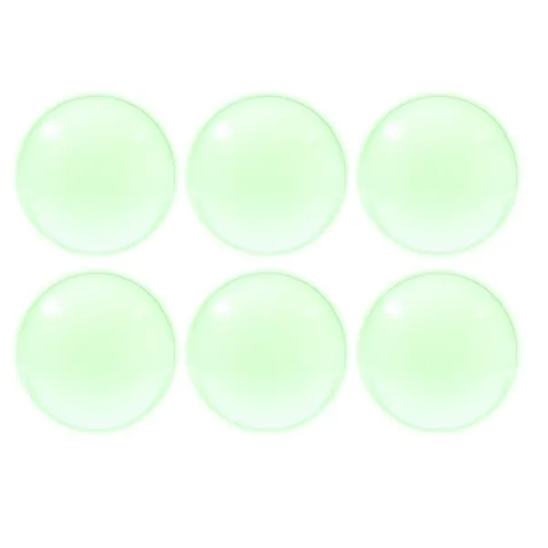 MBGBrybelly Brybelly Foosball Balls - Glow in The Dark Black Light Reactive – for Standard Foosballs Tables & Classic Tabletop Soccer Game Balls - 6 ct