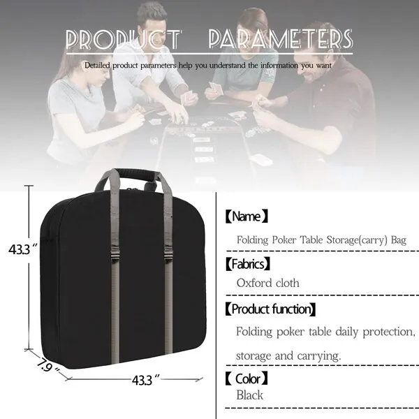Global Storage Folding Poker Table Bag for 71\