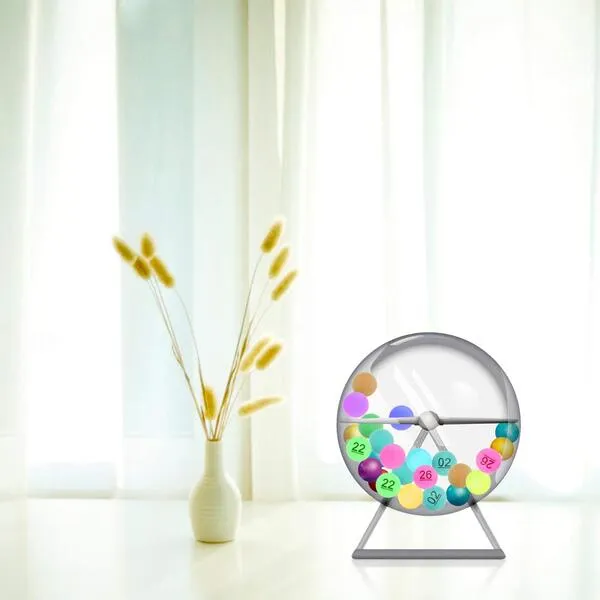 Bingo Balls- Pong Balls Raffle Game Balls Multicolored Bingo Balls Balls for Bar Party Favors 30pcs