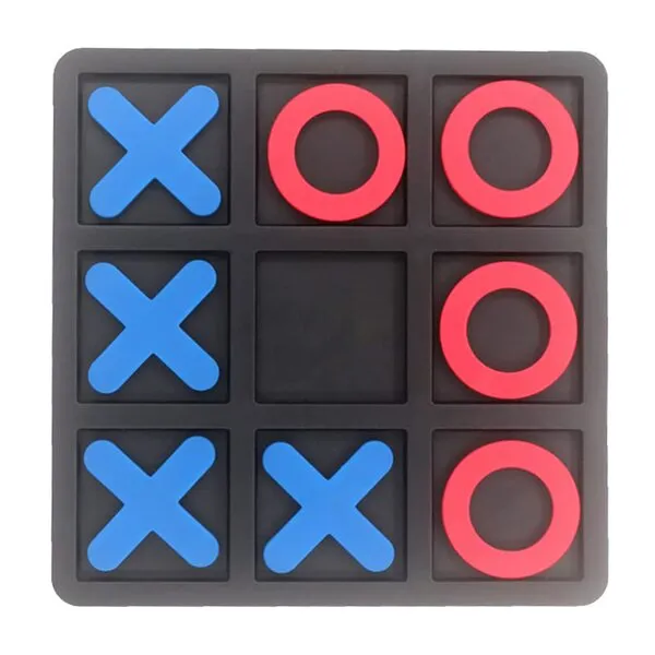 zeyce Tic Tac Toe Board Game,Tic Tac Toe Family Game, Classic Board Game, Classical Family Board Game,Children\'s Tic Tac Toe Game, Plastic tic tac Toe Game, Board Size 15 X 15 cm
