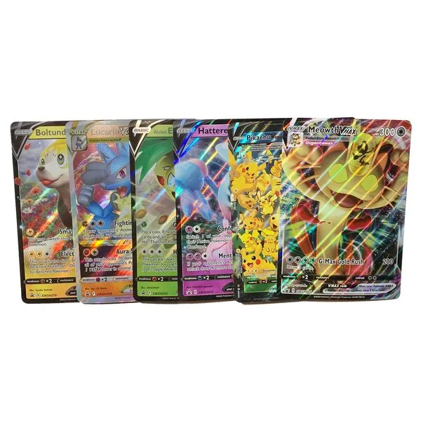Pokemon - Random Jumbo Card Lot - x6 (Selection Varys) V - Vmax - Vstars - V Union
