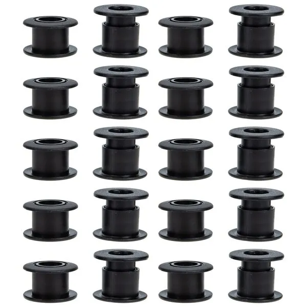 LIOOBO Table Foosball Bushings: Table Football Board Bearings, Foosball Table Machine Accessories, Foosball Table Shafts Covers Parts (10Pairs Hole Diameter 12mm)