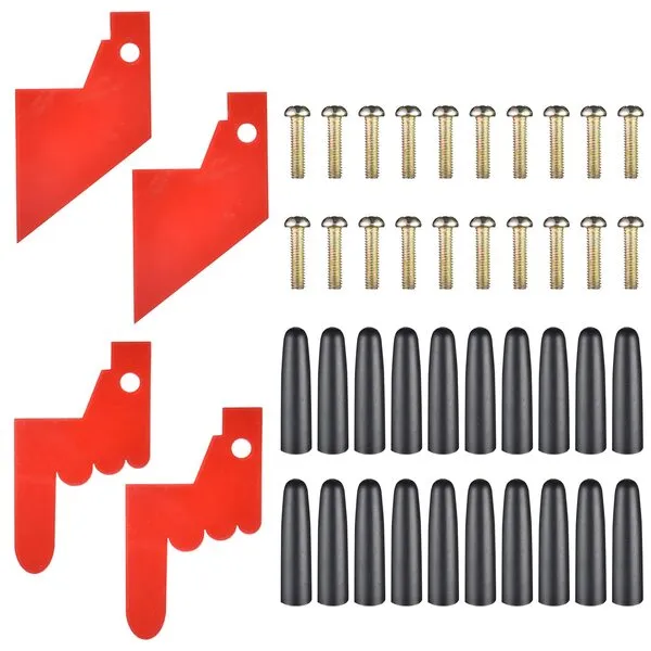 WinSpin Spinning Wheel Red Pointer, Pegs & Nuts Replacement Kit Prize Wheel Replacement Parts for Game Tradeshow Carnival, (20 Pegs, 20 Nuts and 4 Pointers)