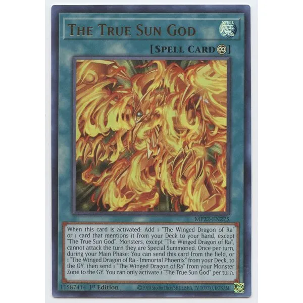 The True Sun God - MP22-EN275 - Ultra Rare - 1st Edition