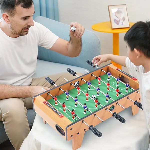 TOSAMZOO Foosball Table Replacement Foosballs, 36mm Game Table Size Black and White Tabletop Soccer Balls - 6 Pack