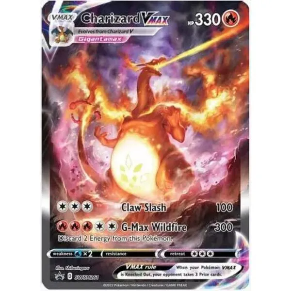 Charizard Vmax SWSH261 - Pokemon Black Star Promo - Alternate Art Holo - Ultra Premium Collection Exclusive