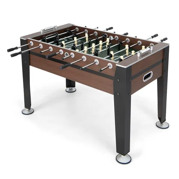 Giantex 54” Foosball Table, Foosball Table Adult Size with 2 Balls, Wood Football Table, Arcade Soccer Table Game for Kids, Game Room, Home, Office, Party