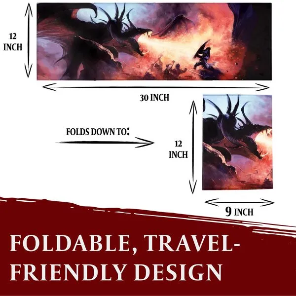 DND DM Screen 5e - D&D Dungeon Master Screen Full Color Print with Customizable Inserts - Dungeons and Dragons GM / Game Master Accessories Gift for Man or Woman. Hide Your Dice Rolls, Maps & Books.