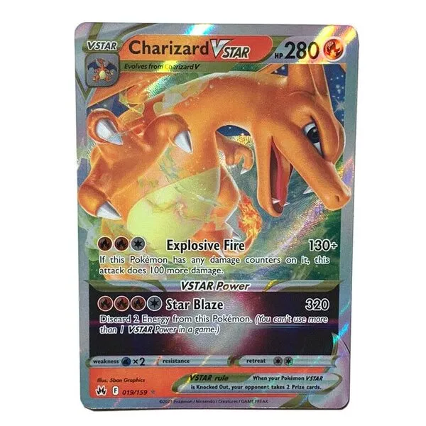 Pokemon - Charizard VSTAR 019/159 - Crown Zenith - Ultra Rare Card