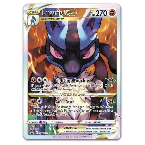 Pokemon - Lucario VSTAR -SWSH291 - Black Star Promo - Full Art
