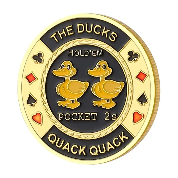 LuluCircle Poker Guard, Weights for Poker, Poker Gifts for Men, Poker Card Protector, Poker Accessories, Coin Collectibles, Poker Chips Coin with Plastic Case