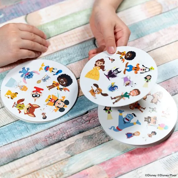 Spot It! Disney 100 Years of Wonder Card Game | Fast-Paced Symbol Matching Observation Fun Family Game for Kids and Adults | Age 6+ | 2-8 Players | Avg. Playtime 15 Minutes | Made by Zygomatic