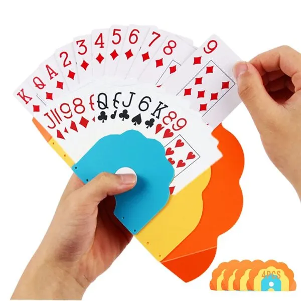 Szlishuo Card Holders for Playing Cards Hands-Free Playing Card Holder for Kids and Adults, Cards Game Holder for Poker Parties, Family Card Game Nights