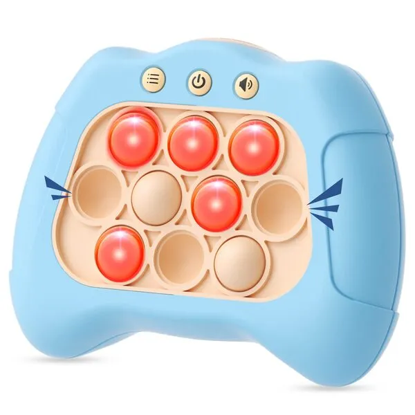 Byserten Handheld Game for Kids 6-12, Sensory Fidget Toys for kids 8-12, Birthday Gifts for 6 7 8 9 Year Old Boys & Girls & Teens-Blue