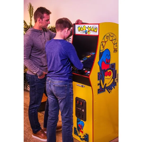 Arcade1Up PAC-Man Deluxe Arcade Machine for Home - 5 Feet Tall - 14 Classic Games