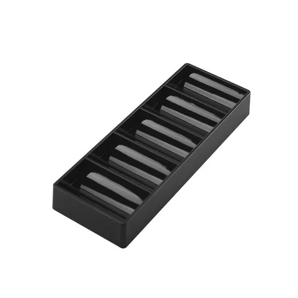 SM SunniMix Acrylic Chips Tray Holds 100 Chips, Stackable Chip Holder Chips Case Container, Multifunctional Organizer for Party, Family