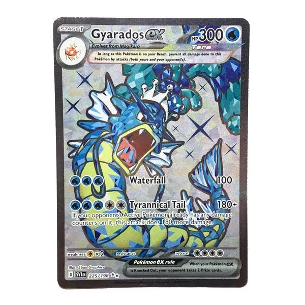 Pokemon - Gyarados ex 225/198 - Scarlet & Violet - Ultra Rare - Holo Full Art