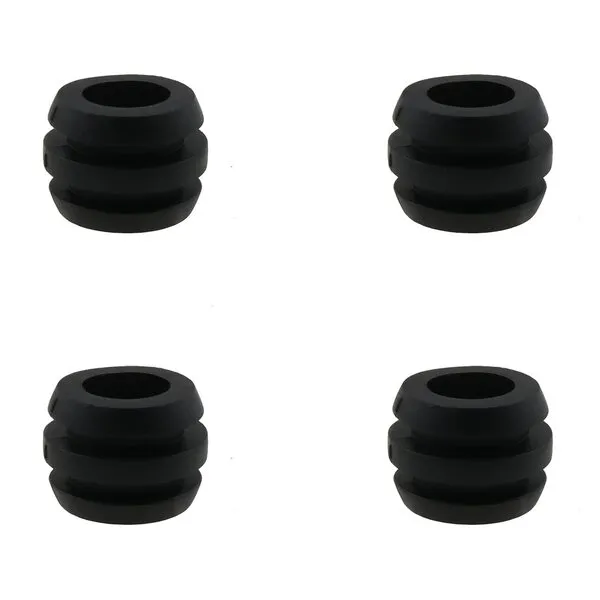 E-outstanding Foosball Hard Rubber Bumper 4PCS 29 x 24 x 16mm Hard Black Rubber Bumpers for Standard Foosball Tables