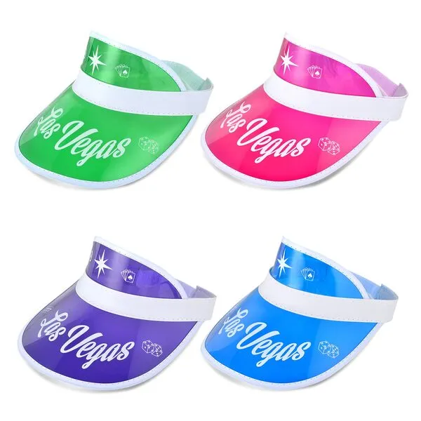 4 Pieces Vegas Poker Theme Party Decorations - Visor, Dealer Costume for Game Nights in Green