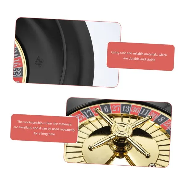 Table Game Poker Wheel Poker Wheel Prop Poker Wheel for Bar Poker Game Rotating Wheel Home Poker Game Wheel Party Game Poker Wheel Game Wheel Prop Poker Game Parts