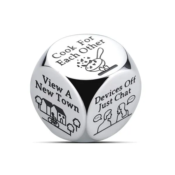 FrereFeter Gifts for Women Men Date Decision Dice for Him Her Boyfriend Girlfriend Couple Valentine’s Day First Date Engagement gifts for Fiancé Fiancée Wedding Honeymoon Christmas New Year Gifts